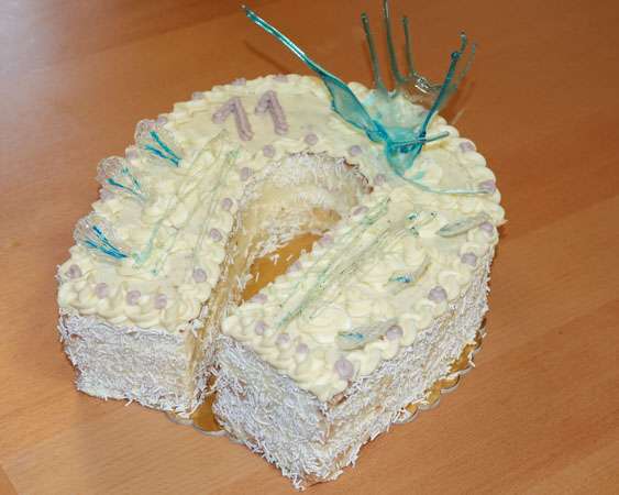 Narozeninový dort ve tvaru podkovy, obr2