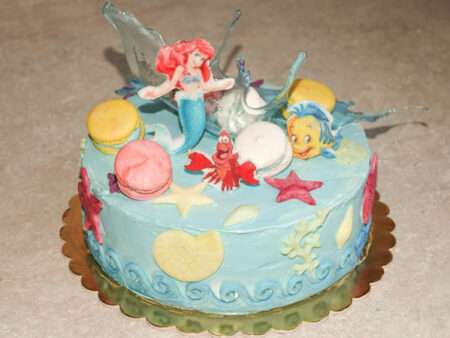Dětský dort Víla Ariel, obr2