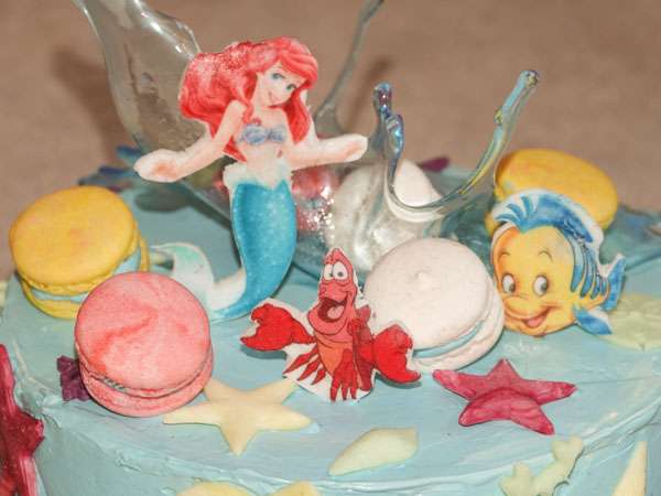 Dětský dort Víla Ariel, obr3