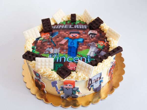 Bezlepkový dort Minecraft, obr2