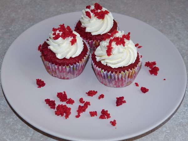 Cupcakes Red Velvet s krémem z mascarpone, obr2