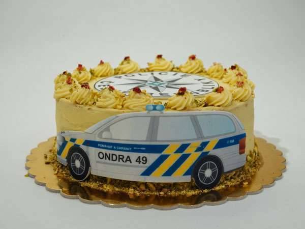 Pistáciový dort Policie, obr2