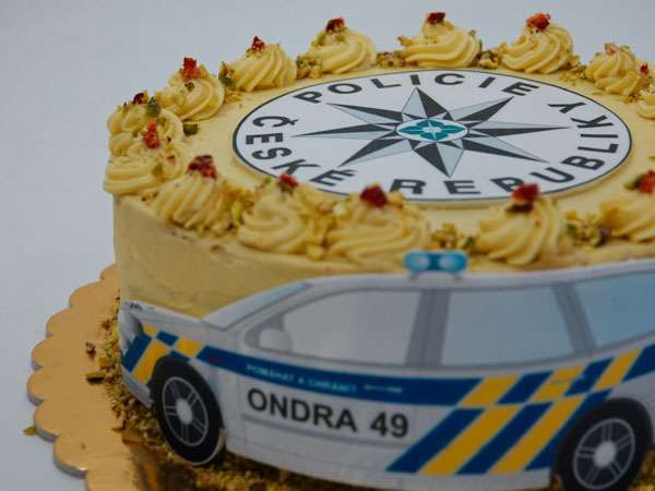 Pistáciový dort Policie, obr4