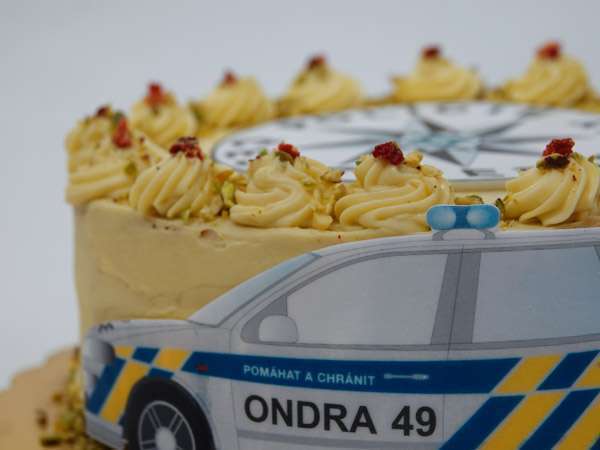 Pistáciový dort Policie, obr6