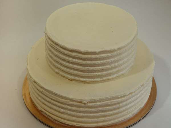 Svatební dort s borůvkovým mascarpone, základ, obr2