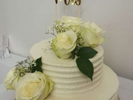 Svatební dort s borůvkovým mascarpone, obr1