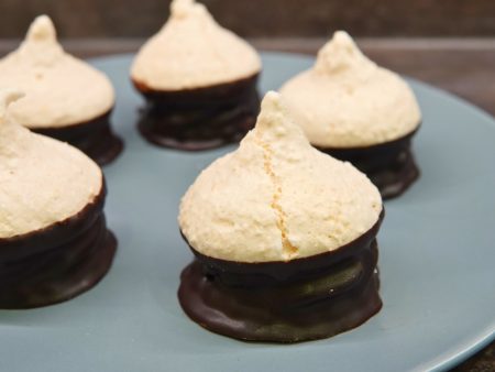 Kokosky s čokoládovým krémem a plněné ovocnou směsí